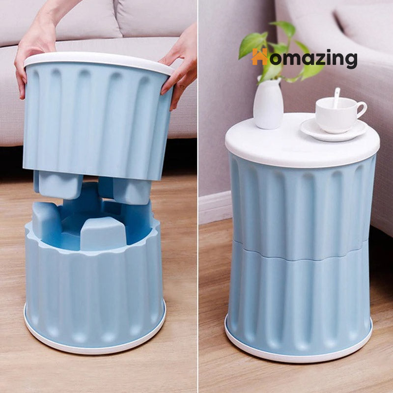 Round Stackable Storage Stool