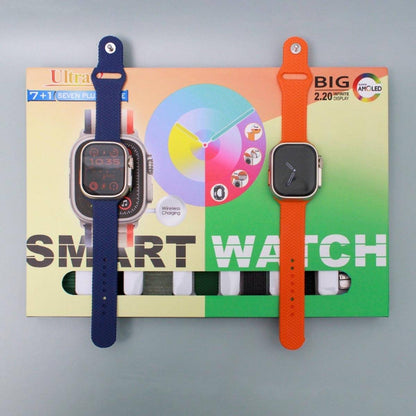 7+1 Ultra 2 - 50mm IPS Display Smart Watch (Random color)